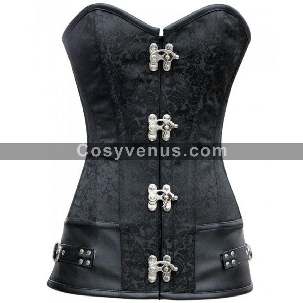 Brocade Steampunk Overbust Corset