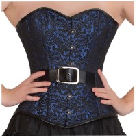 Women Steampunk Brocade Overbust Corset Women Steampunk Brocade Overbust Corset