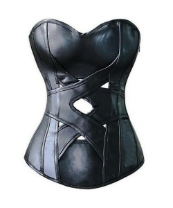 Women Faux Leather Gothic Corset