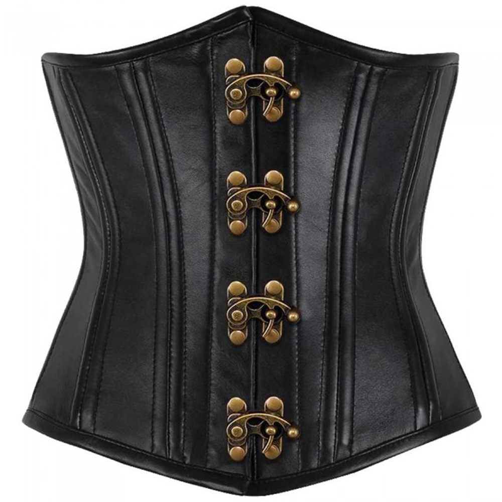 Women Underbust Sheep Leather Corset