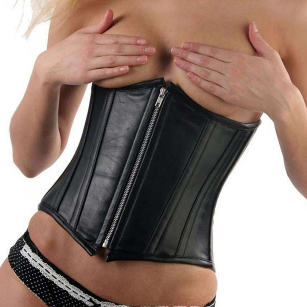 Sexy Women Underbust Club Leather Corset
