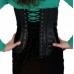 Women Underbust Fashion Leather Corset Heavy Duty Steel Boned