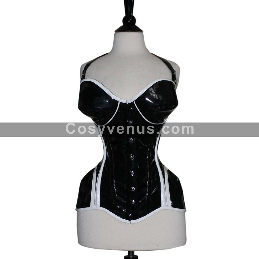 Women Vinyl PVC Gothic Corset Women Vinyl PVC Gothic Corset