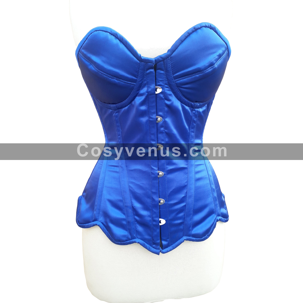 Buy Satin Overbust Corset Gothic Overbust Satin Corset