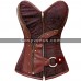 Women Steampunk Gothic Pu Leather Corset
