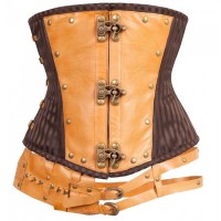 Steampunk Dress Women Leather Corset Steampunk Dress Women Leather Corset